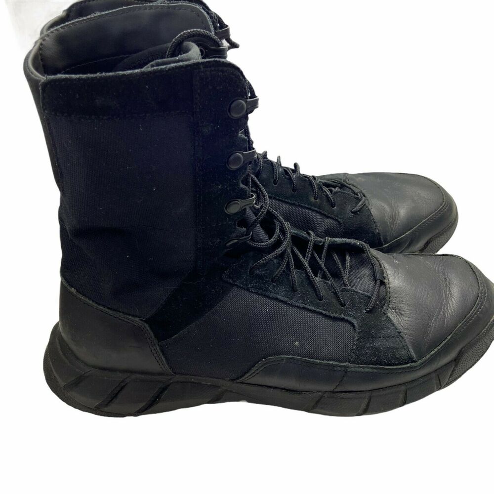 Oakley Combat Boots Men's SI Light Patrol 11190-02E Black Mid Calf size 12